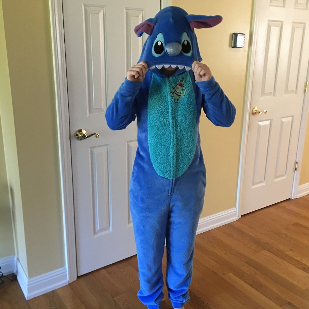 Disney Stitch Adult One Piece Pajama/Costume